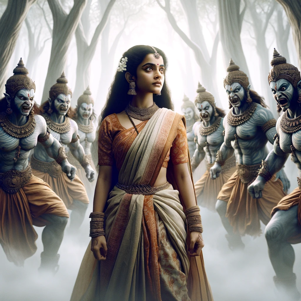 Sita Continues Defying the Rakshasis